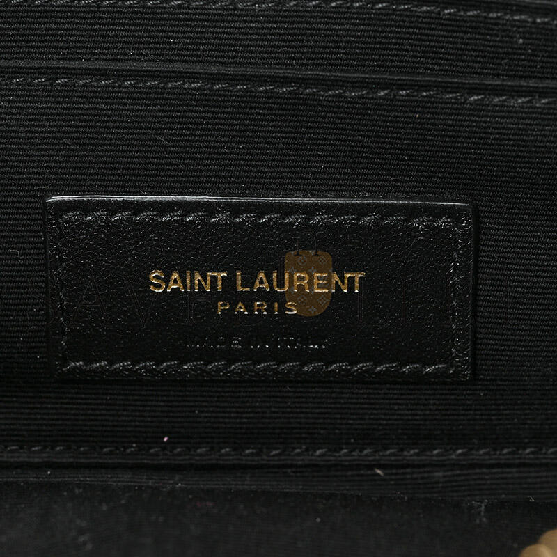 Y*L mini becky double zip bag in grained quilted lambskin 608941 (19*11*5cm)